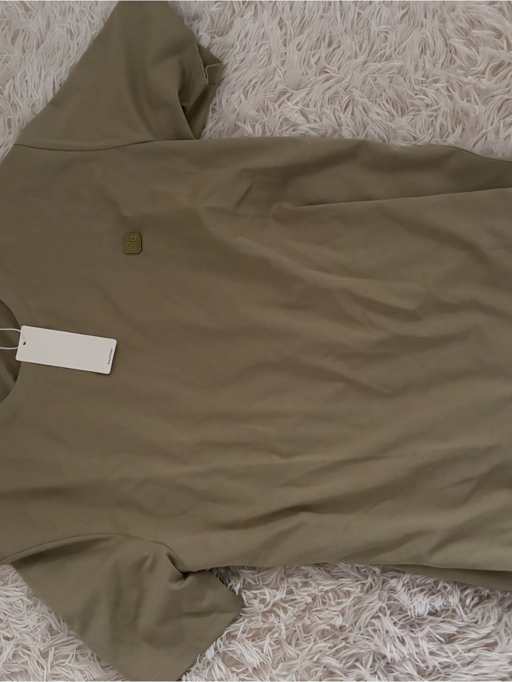 ALO Yoga Olive Crewneck Short Sleeve Tee